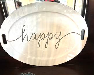Large Happy platter