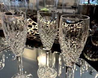 Opulent rare Waterford Castlemaine- flutes