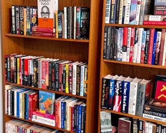 Teak bookshelves nfs