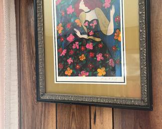 Acrylic artwork painting by Linda Le Kimff