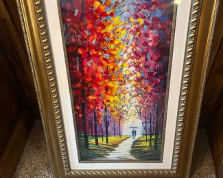 Slava IIyayev artwork signed 
‘Going into the Night ‘  
( there are a pair of these )