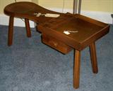 cobblers bench style coffee table