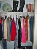 just some of the nice clothing in the closets