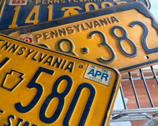 PA license plates