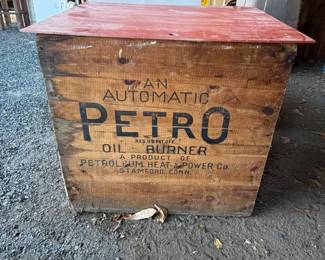 Vintage wood crate