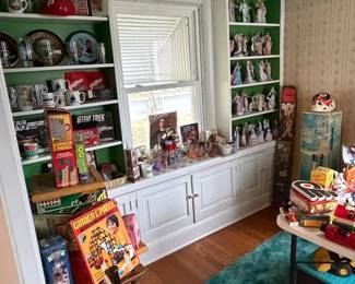 Vintage toys, trucks, games