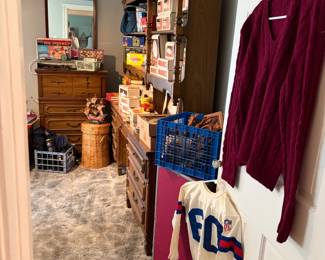 Vintage jersey, games, toys