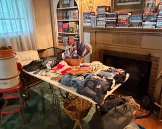 Military and US Coast Guard gear, DVDs, VHS tapes