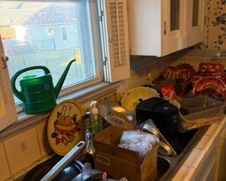 Kitchen baking, pots, and more