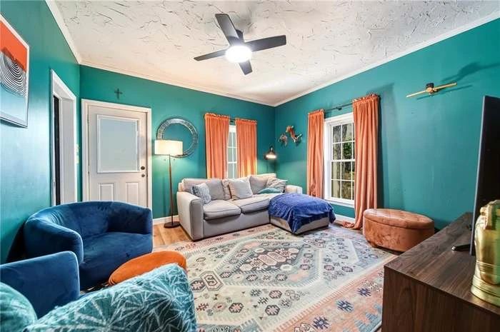 Furniture, Contemporary Art, Vintage Rug