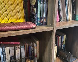 Vintage Typeset Letters, Newsprint Stamps, Books