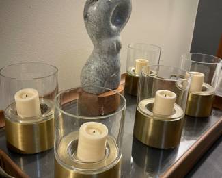 Carved stone sculpture