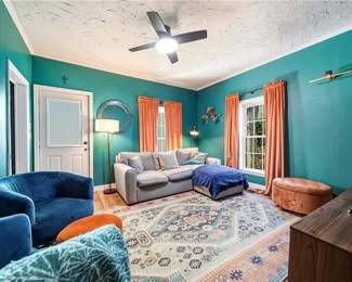 Furniture, Contemporary Art, Vintage Rug