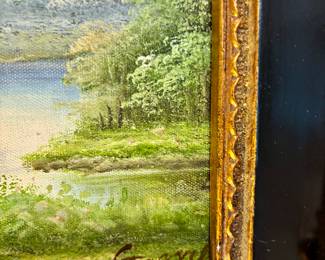 Oil painting, signature Gerry