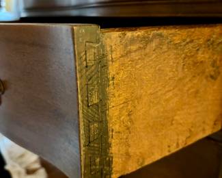 Dovetail construction demonstrates fine craftsmanship