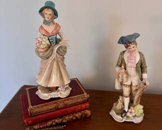 One of a pair of porcelains 