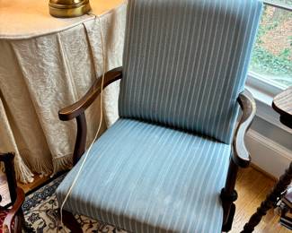One of a pair of arm chairs