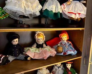 Collection of Madame Alexander dolls we have some of the boxes