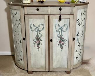 Cabinet hand painted