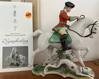 Nymphenburg porcelain figurine 
WE ARE SELLING EVERYTHING 50% OFF! 