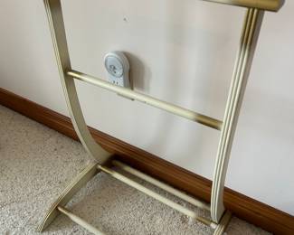 Mid century quilt rack 