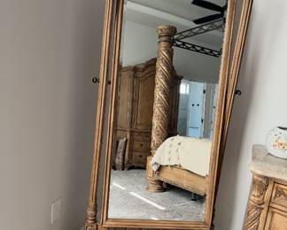 Standing mirror.  
