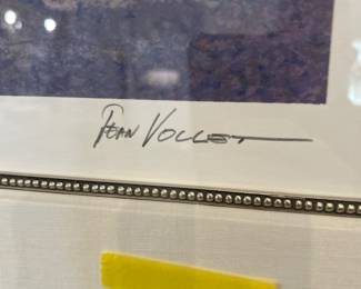 Jean Vollet print, signed and numbered.