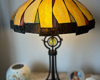 Tiffany style lamp.  