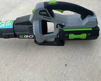 Ego blower with battery and charger. 