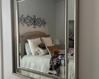 Beveled mirror.   