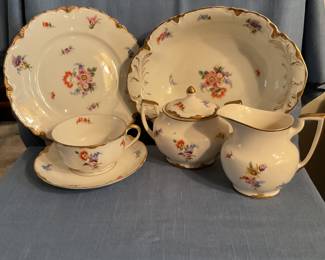 Warwick Dresden pattern china