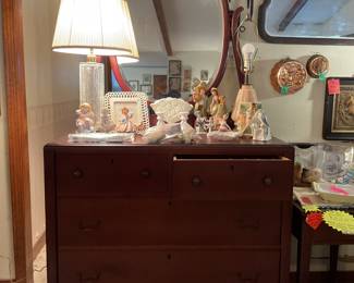 Beautiful antique dresser with mirror