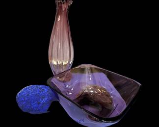 Vintage colored glass