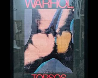 Authentic Andy Warhol signed “Torsos” 
Litho 1977