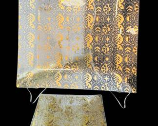 Georges Briard platter set