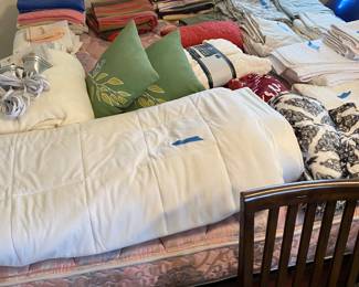 Linens and King Bed