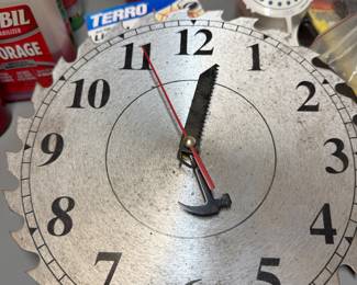 Saw Blade Wall clock