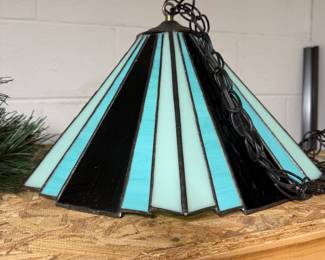 stain glass light fixture