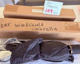 2x umbrellas 