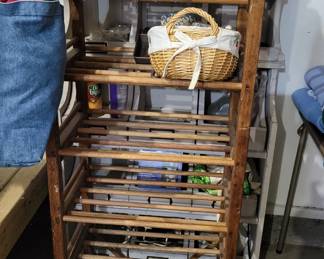 Vintage baker's rack