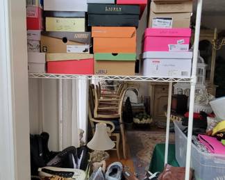 Shoes, shoes and more shoes!  Mostly women's 