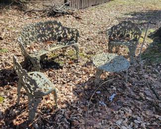 Cast iron furniture 