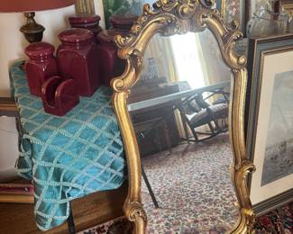 Beautiful and ornate large mirror 