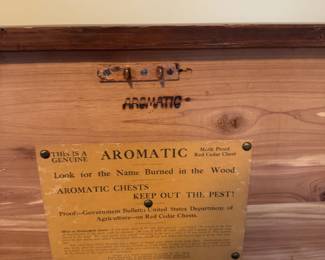 Large cedar chest 