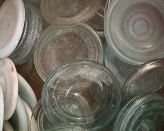 Glass Ball Jar lids 