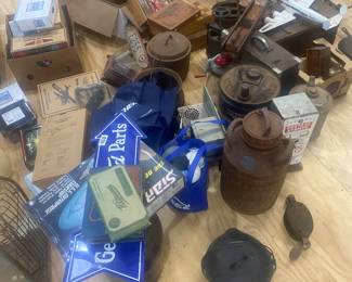 Great vintage items!  Ford sign is not!  