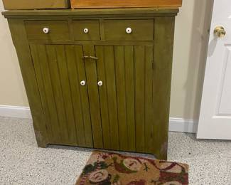 Primitive cabinet. 