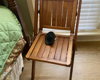 Pair of folding cottage chairs