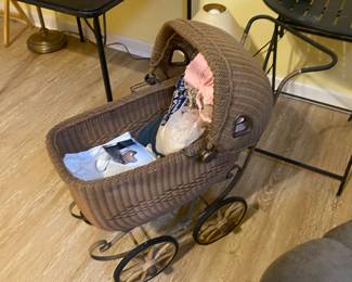Vintage baby carriage 