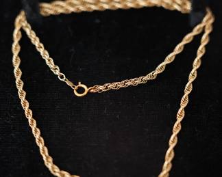14 KT GOLD NECKLACE